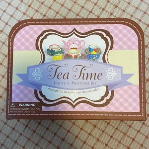 Spice Box Paint & Pretend Tea Set NIB